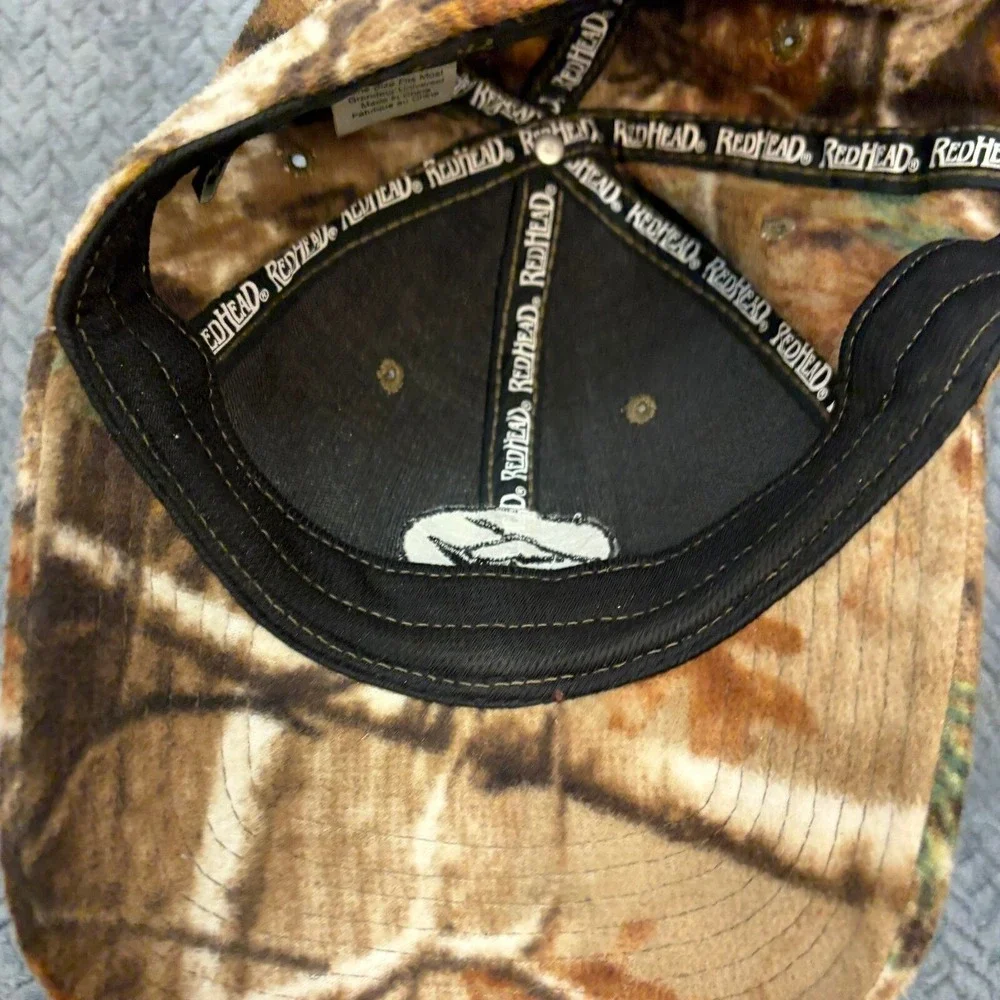 RedHead Fleece Camo Hunting Hat Mens Adjustable Camouflage Baseball Cap
